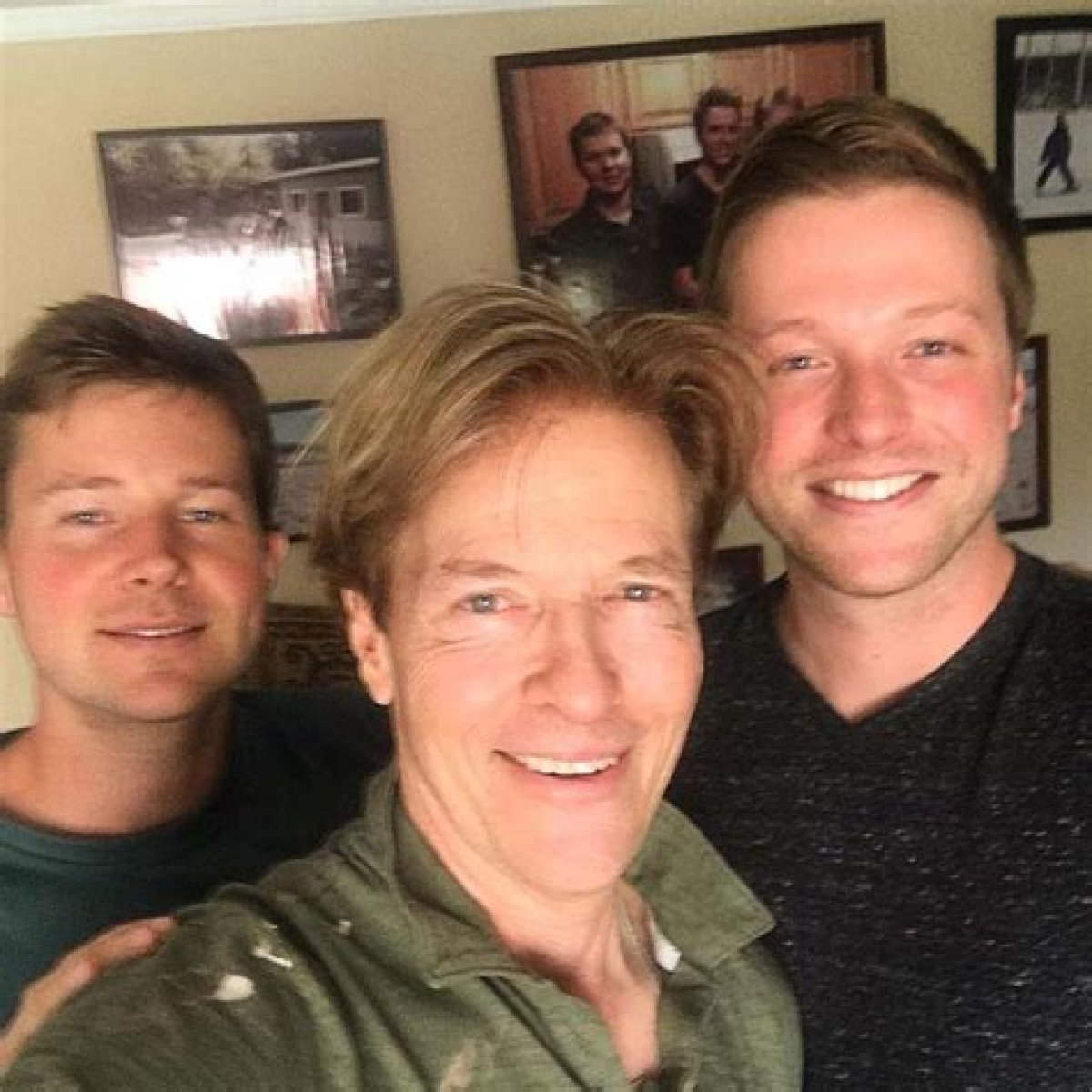 Jack Wagner's Family Album With Sons Harrison, Peter