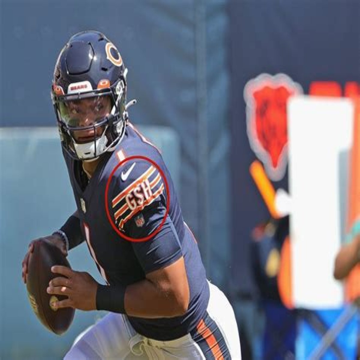 What Does 'GSH' Mean on the Chicago Bears Uniform?
