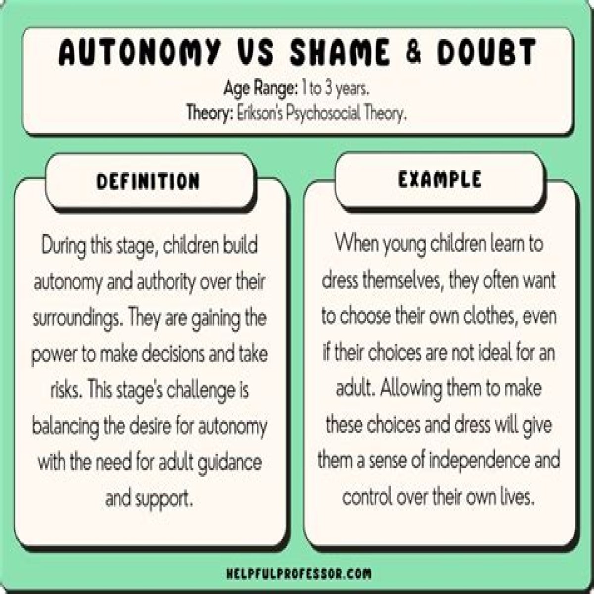 What is an example of autonomy vs shame and doubt? – Janet-Panic.com